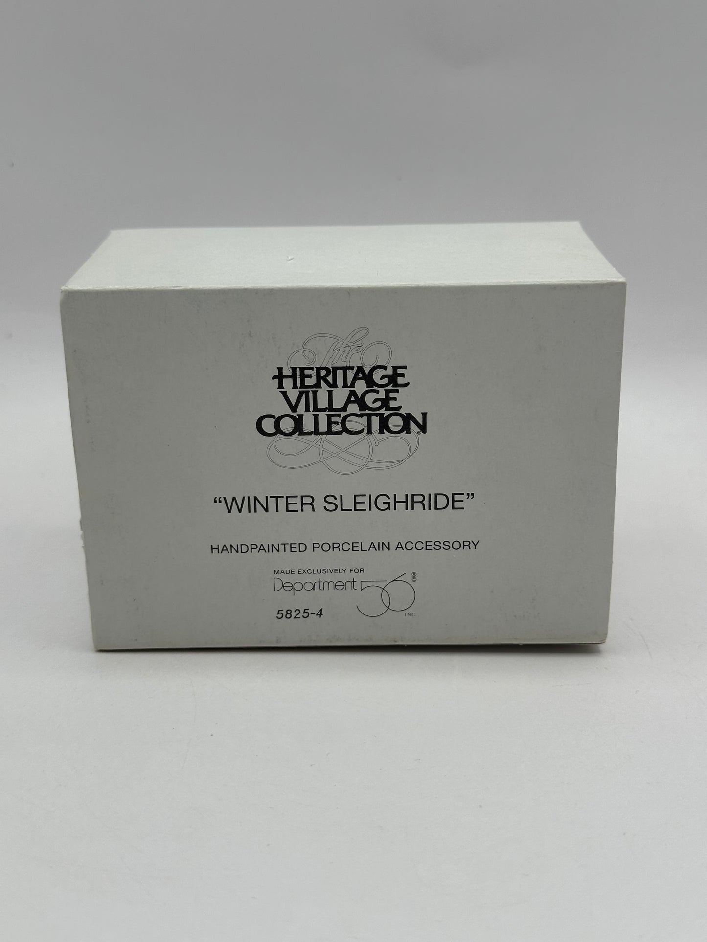 Dept 56 Dickens’ Village Winter Sleighride