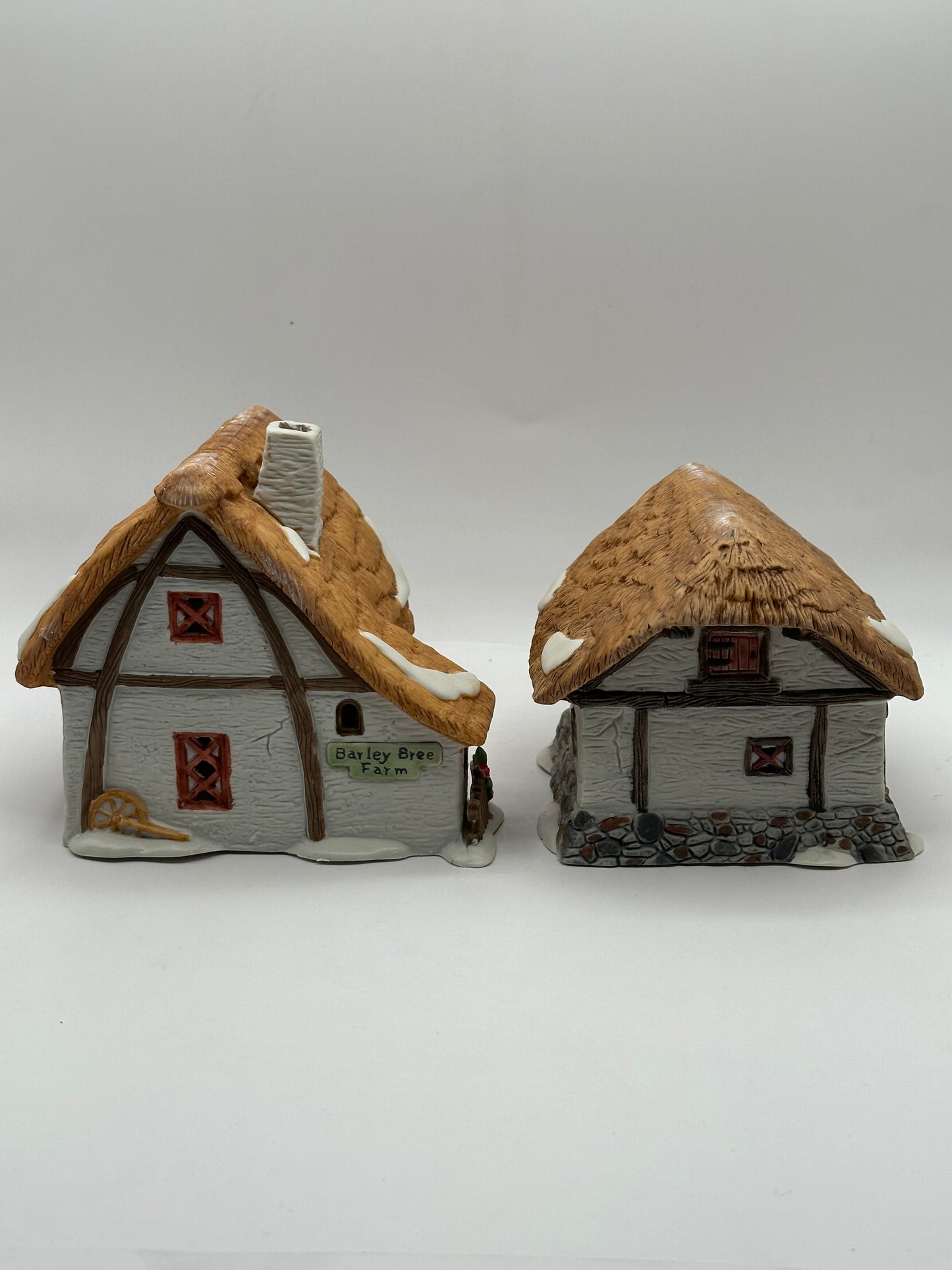 Dept 56 Dickens’ Village Barley Bree Farmhouse and Barn