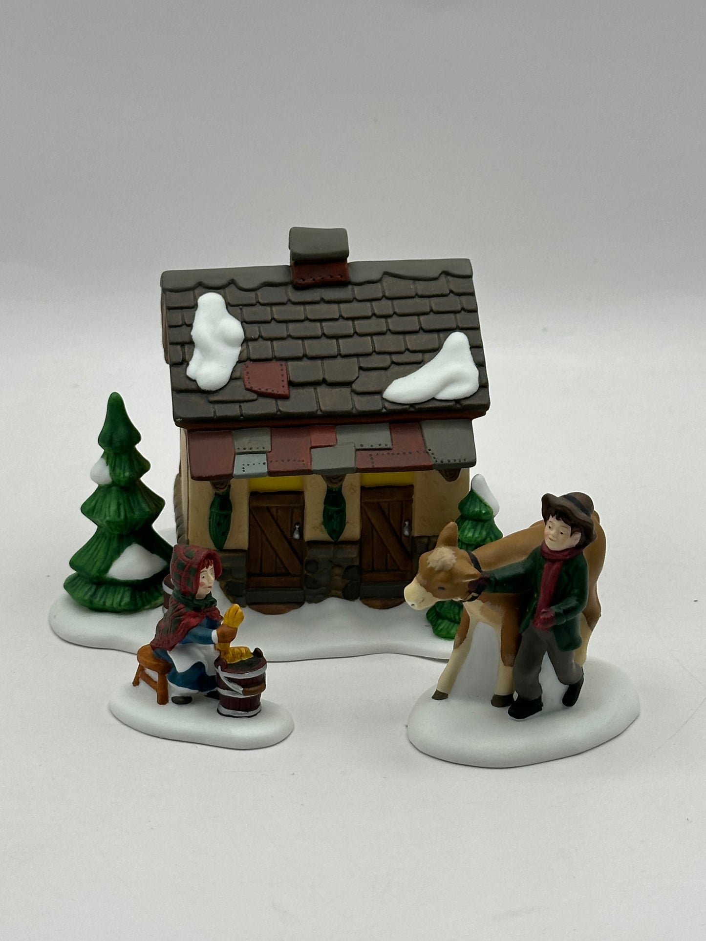 Dept 56 Dickens’ Village Tending The New Calves