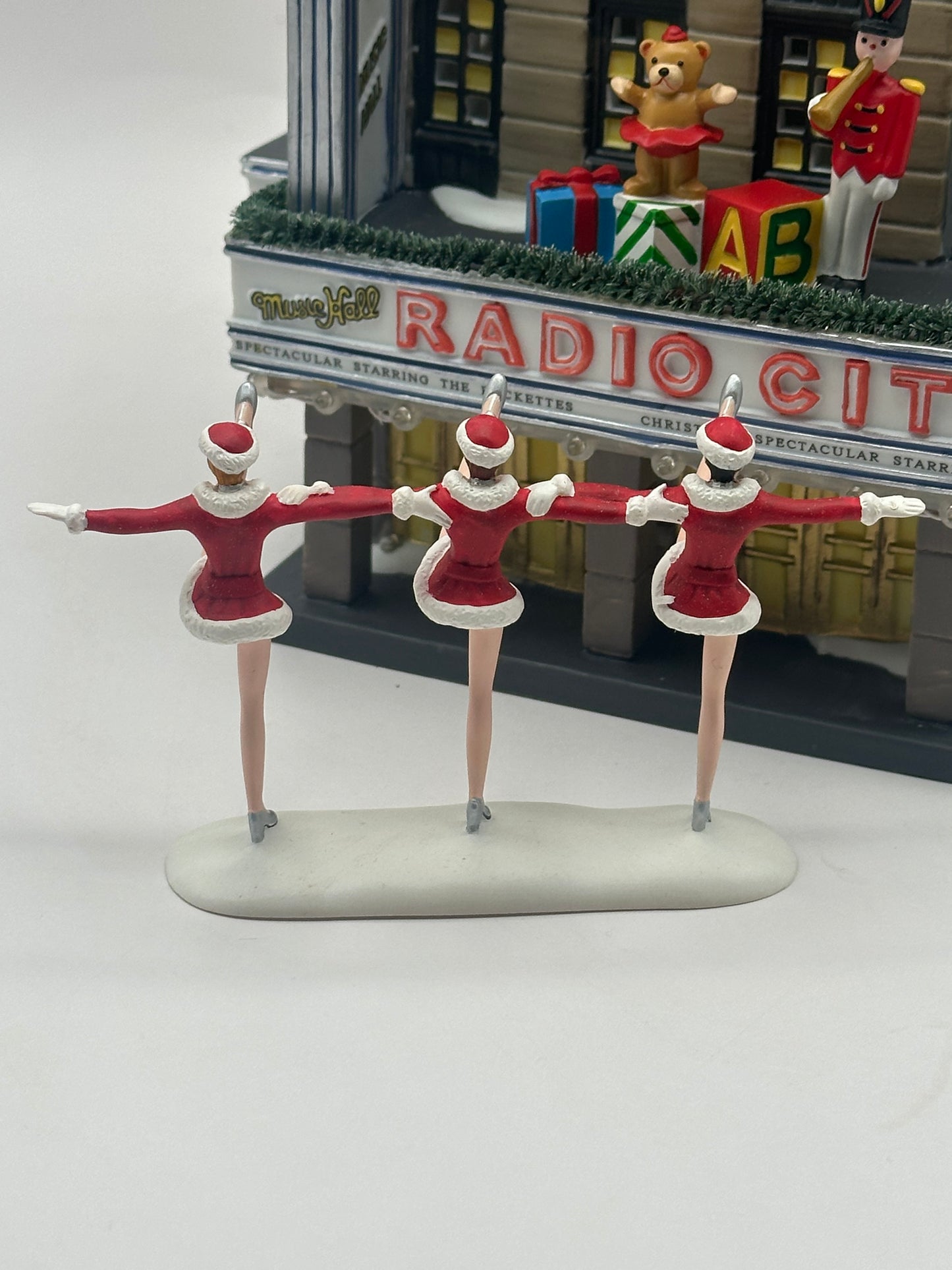 Dept 56 Christmas in the City Radio City Music Hall & The Rockettes (Set of 2)