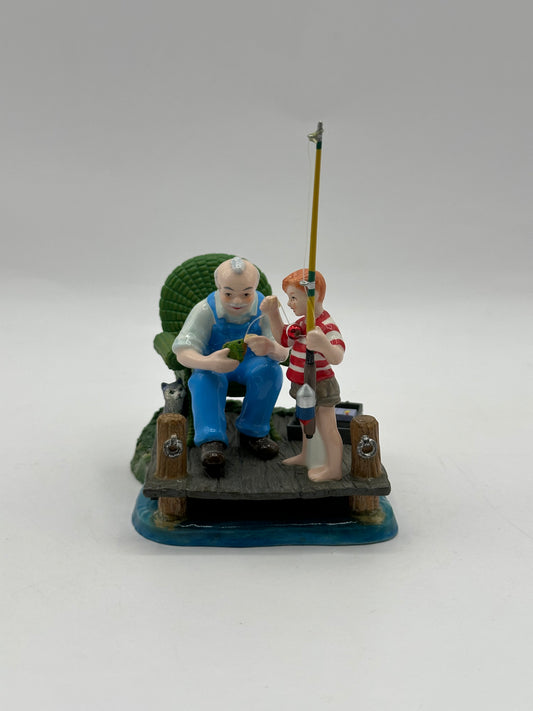 Dept 56 Original Snow Village Gone Fishing