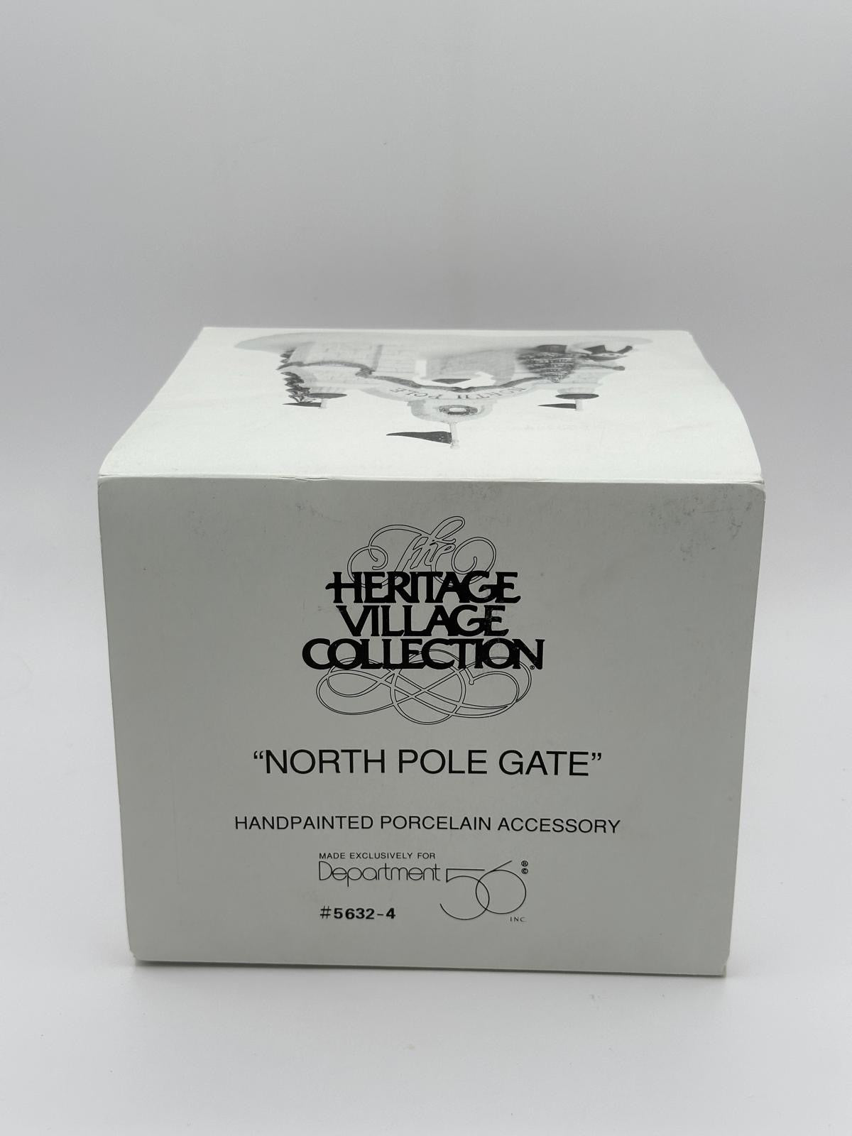 Dept 56 North Pole Series North Pole Gate