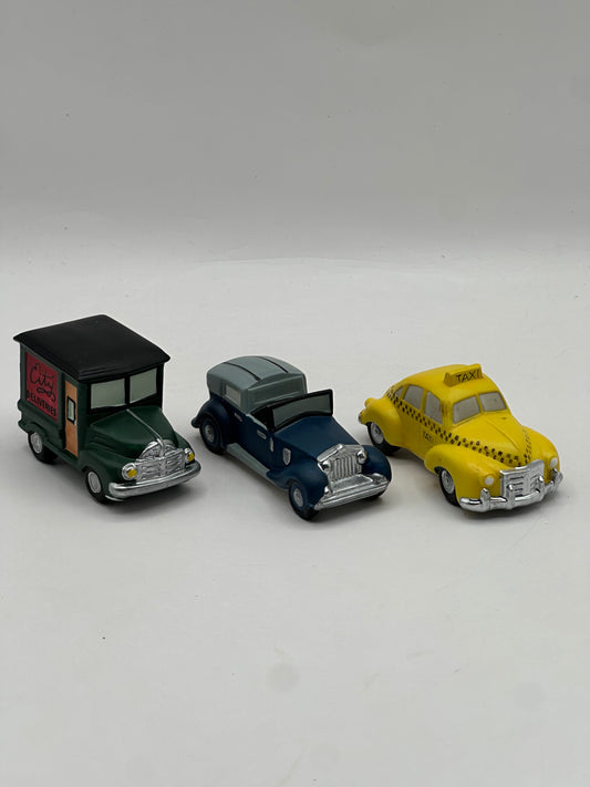 Dept 56 Christmas in the City Automobiles Set of 3