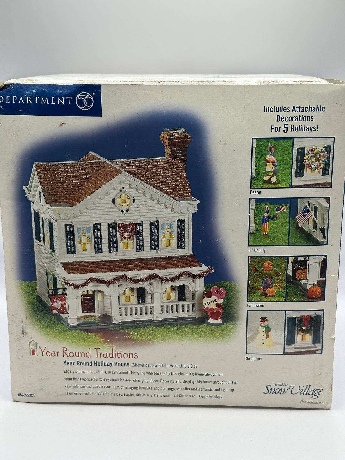 Dept 56 Original Snow Village Year Round Holiday House