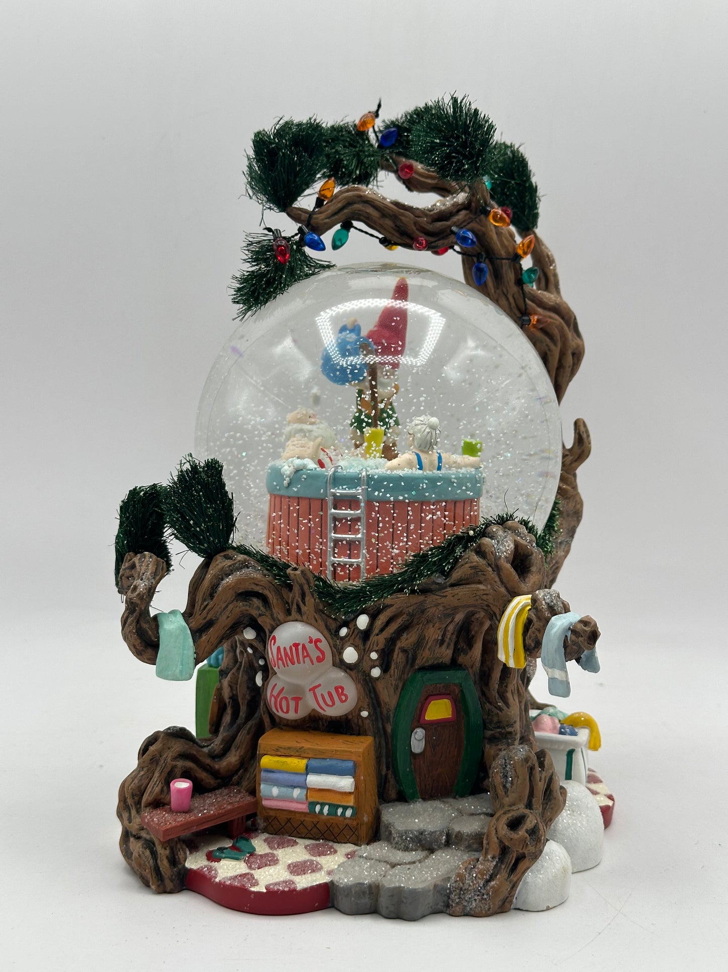 Dept 56 North Pole Woods Santa’s Hot Tub