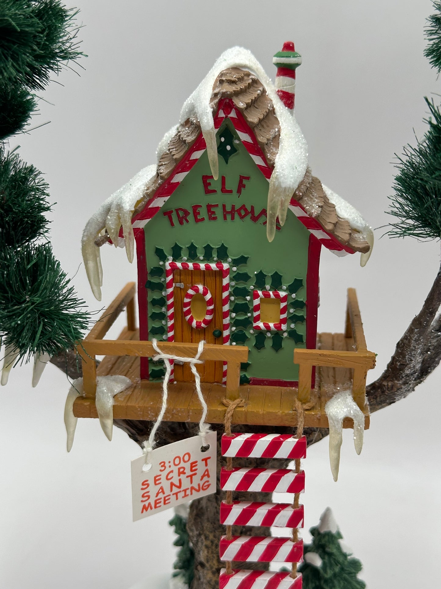 Dept 56 North Pole Series Elf Tree House