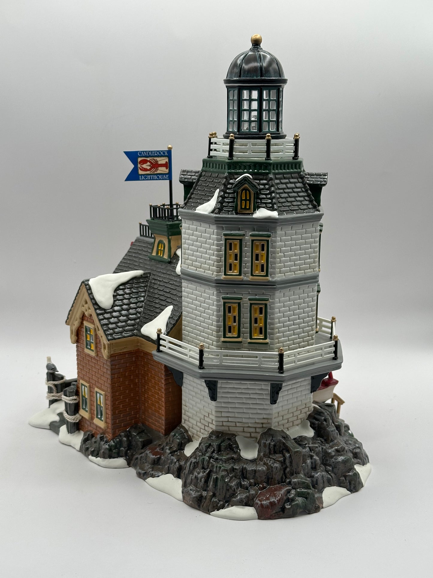 Dept 56 Original Snow Village Candlerock Lighthouse Restaurant