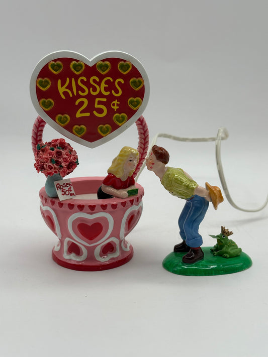 Dept 56 Original Snow Village Celebrate Love - Kisses 25 Cents