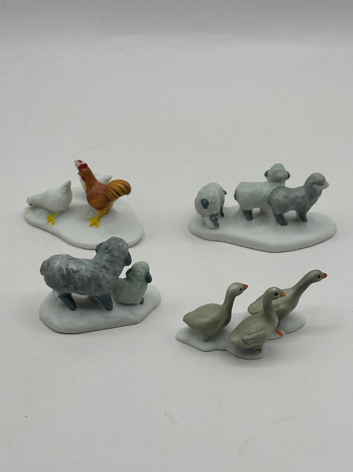 Dept 56 New England Village Farm Animals Set of 4