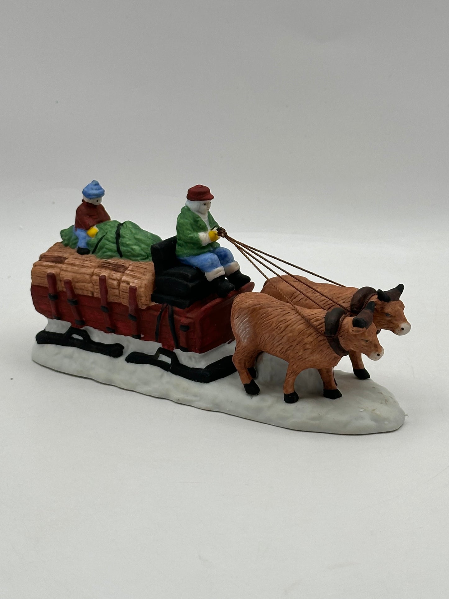 Dept 56 New England Village Ox Sled