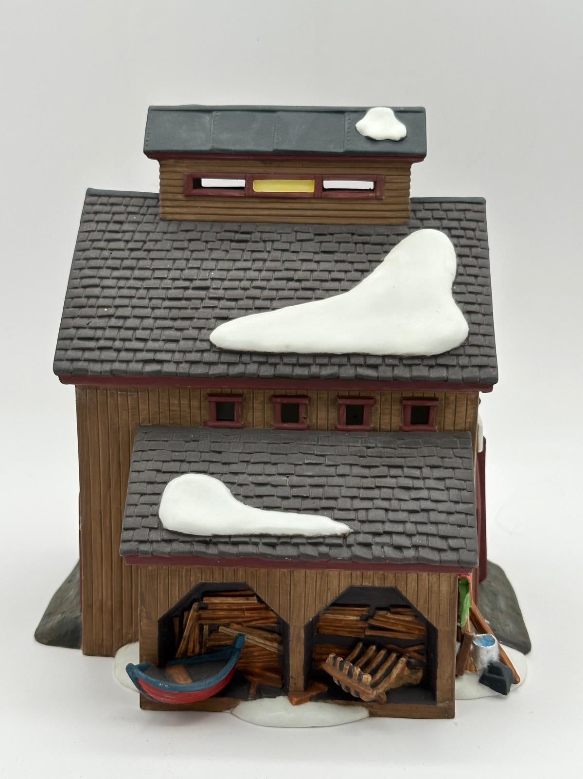 Dept 56 New England Village Pierce Boat Works