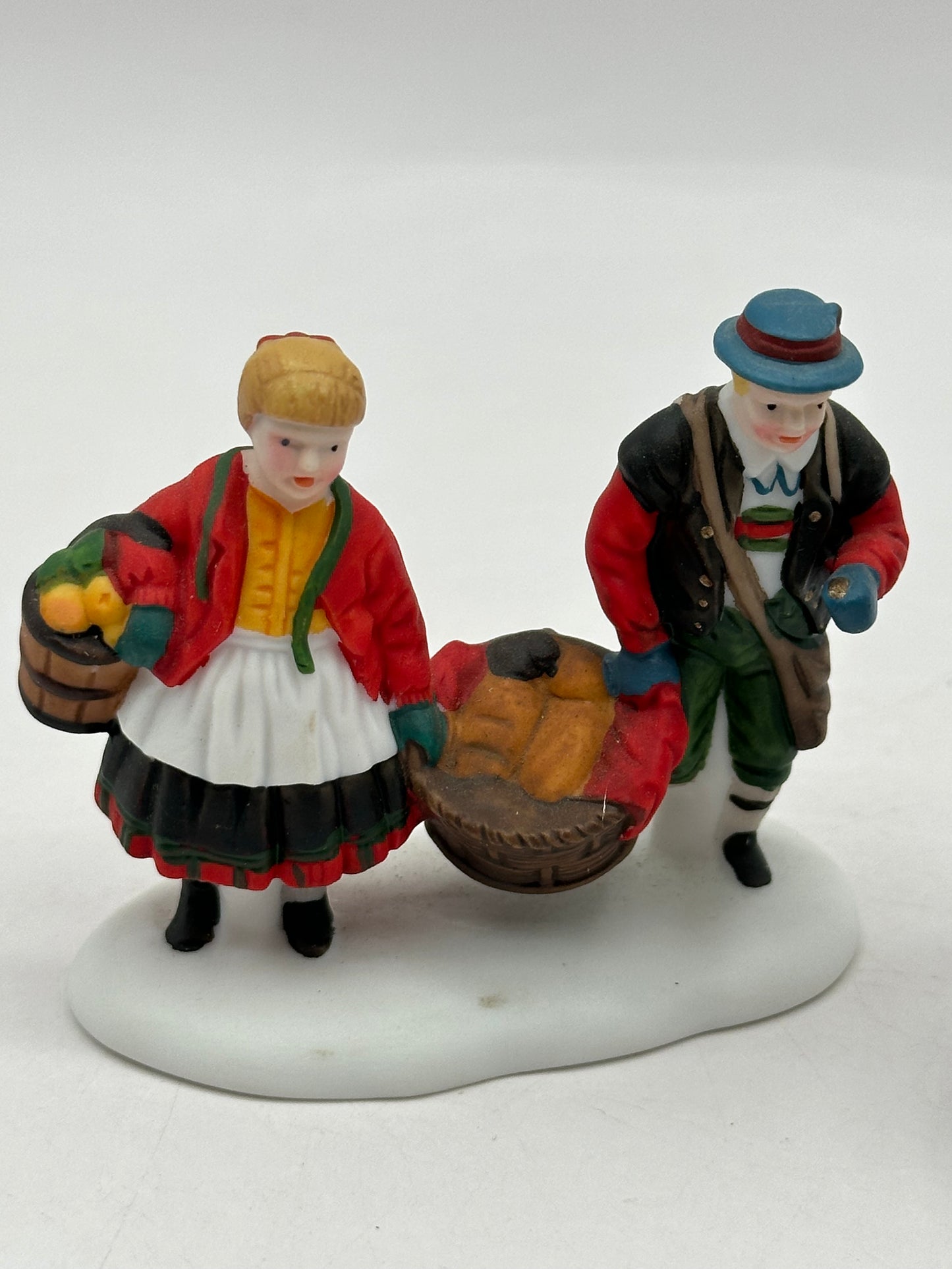 Dept 56 Alpine Village Buying Baker’s Bread