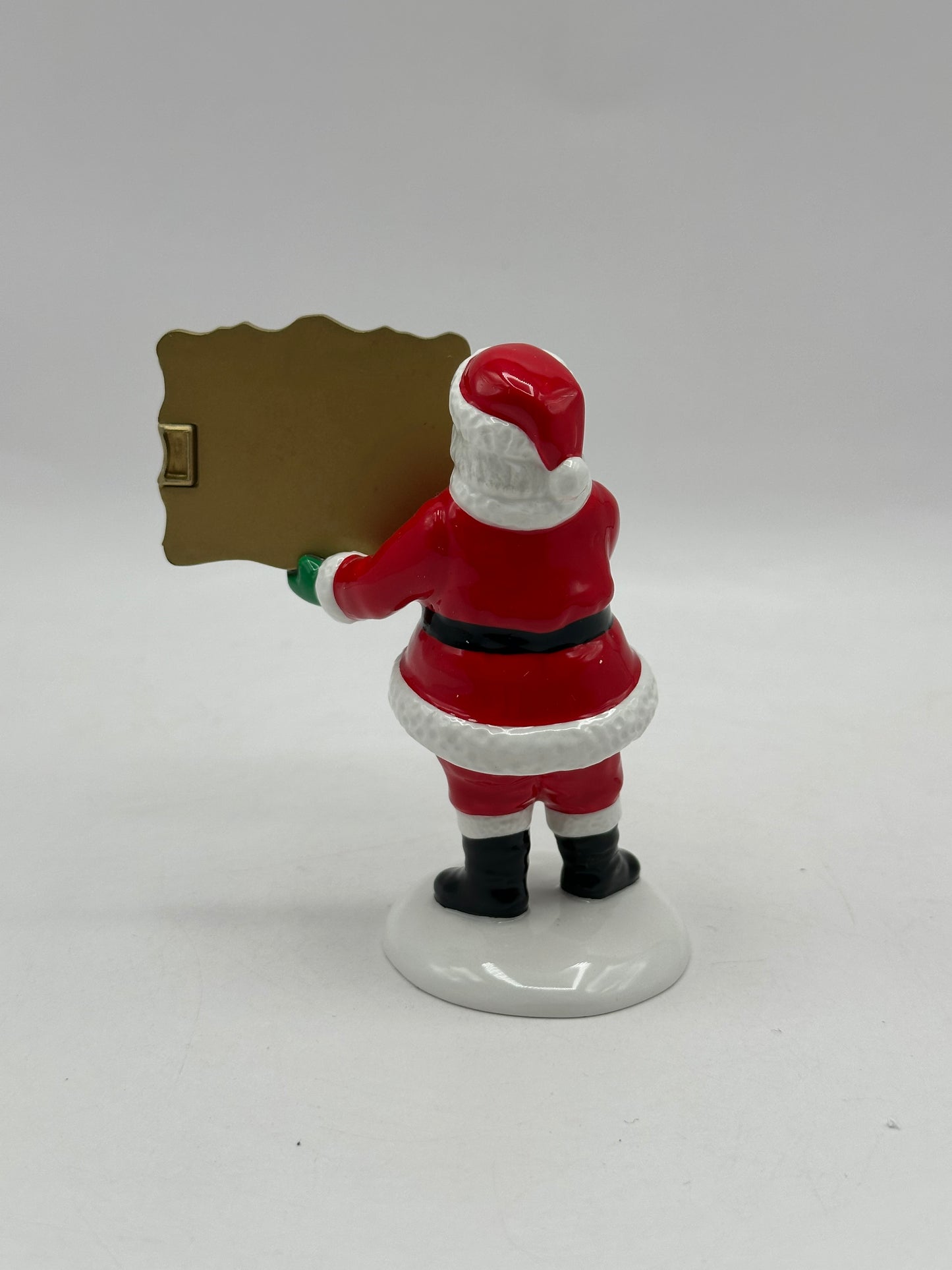 Dept 56 Village Accessories Village Santa Sign