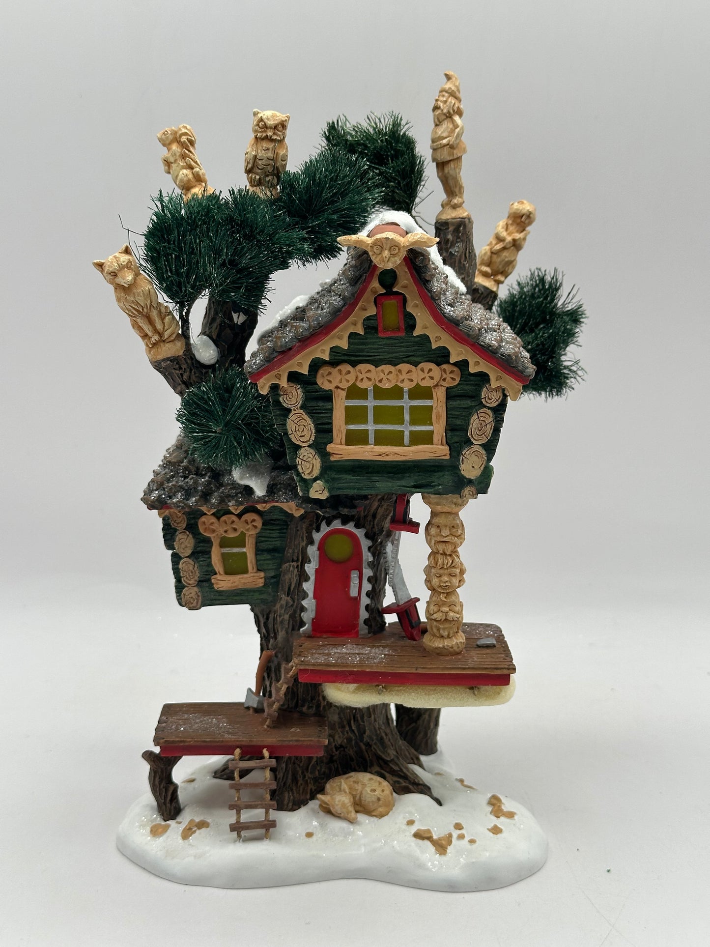 Dept 56 North Pole Woods Chisel McTimber Art Studio