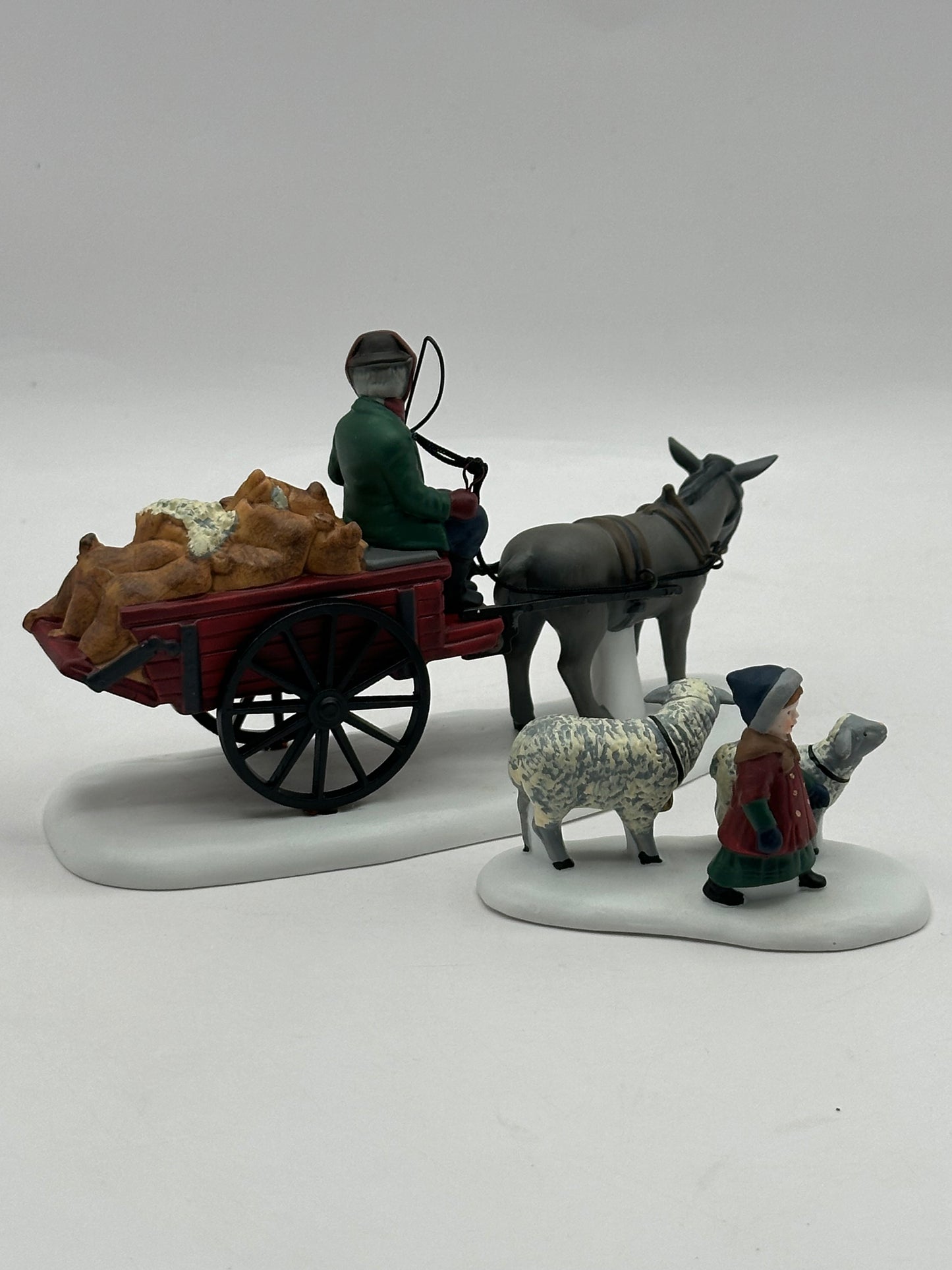 Dept 56 Dickens’ Village Bringing Fleeces To The Mill