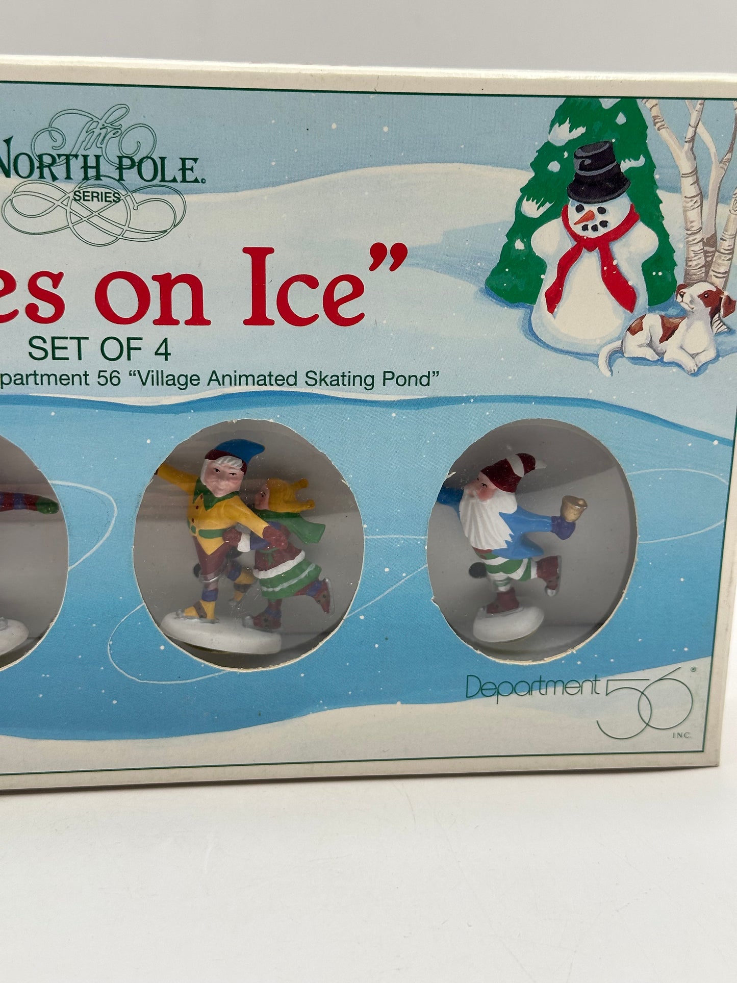 Dept 56 North Pole Elves On Ice