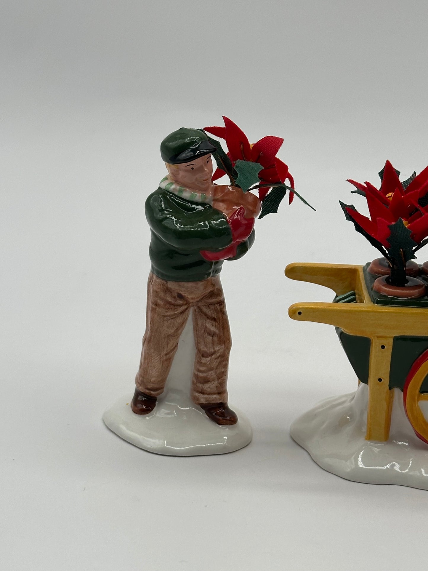 Dept 56 Original Snow Village Poinsetties For Sale