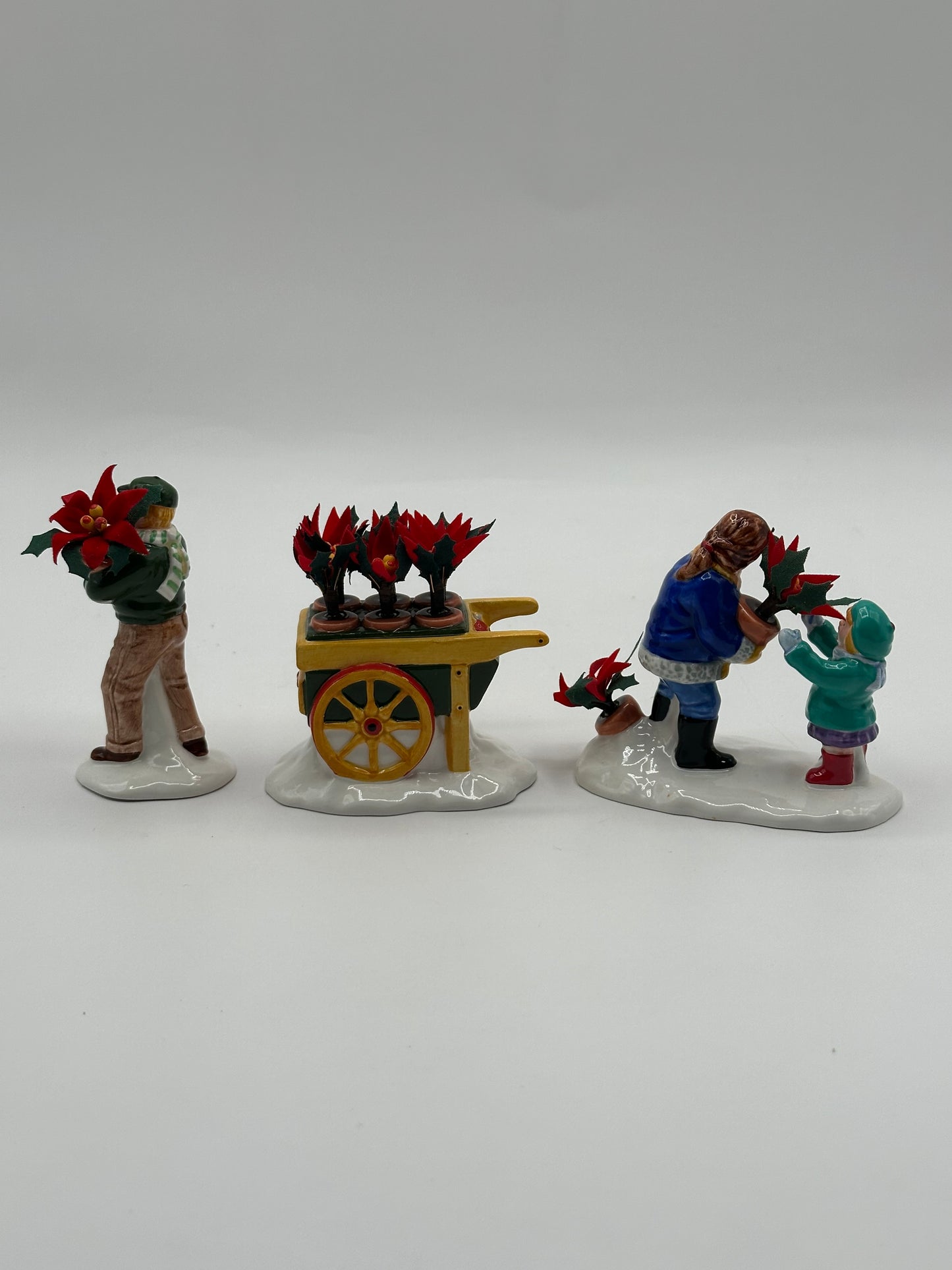 Dept 56 Original Snow Village Poinsetties For Sale