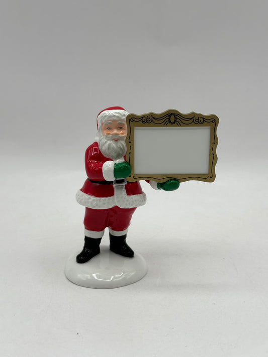 Dept 56 Village Accessories Village Santa Sign