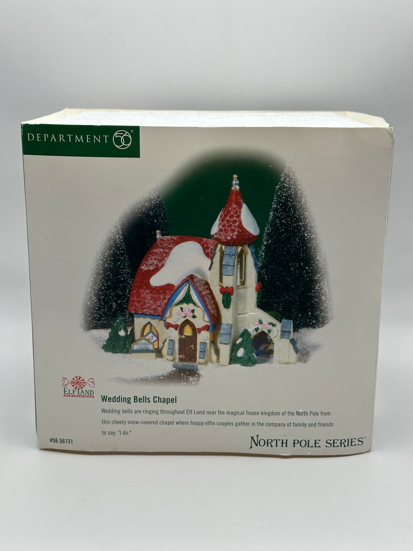 Dept 56 North Pole Wedding Bells Chapel