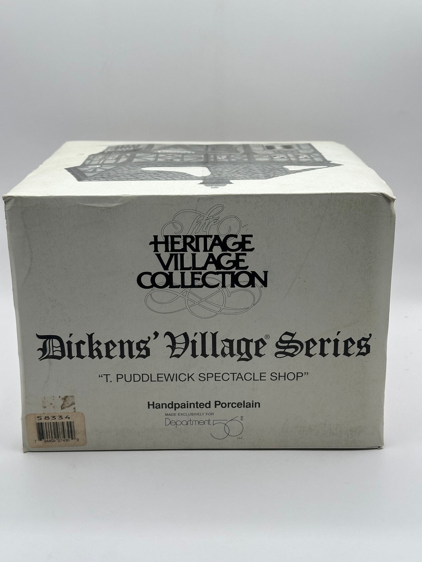 Dept 56 Dickens’ Village T. Puddlewick Spectacle Shop