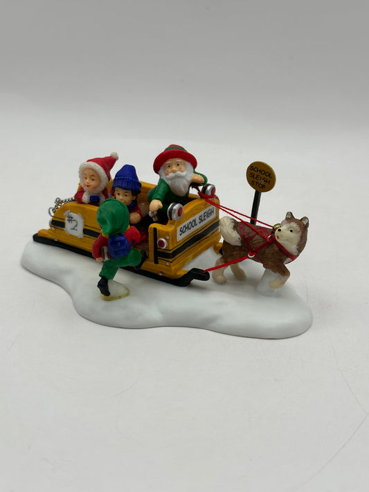 Dept 56 North Pole School Sleigh Express