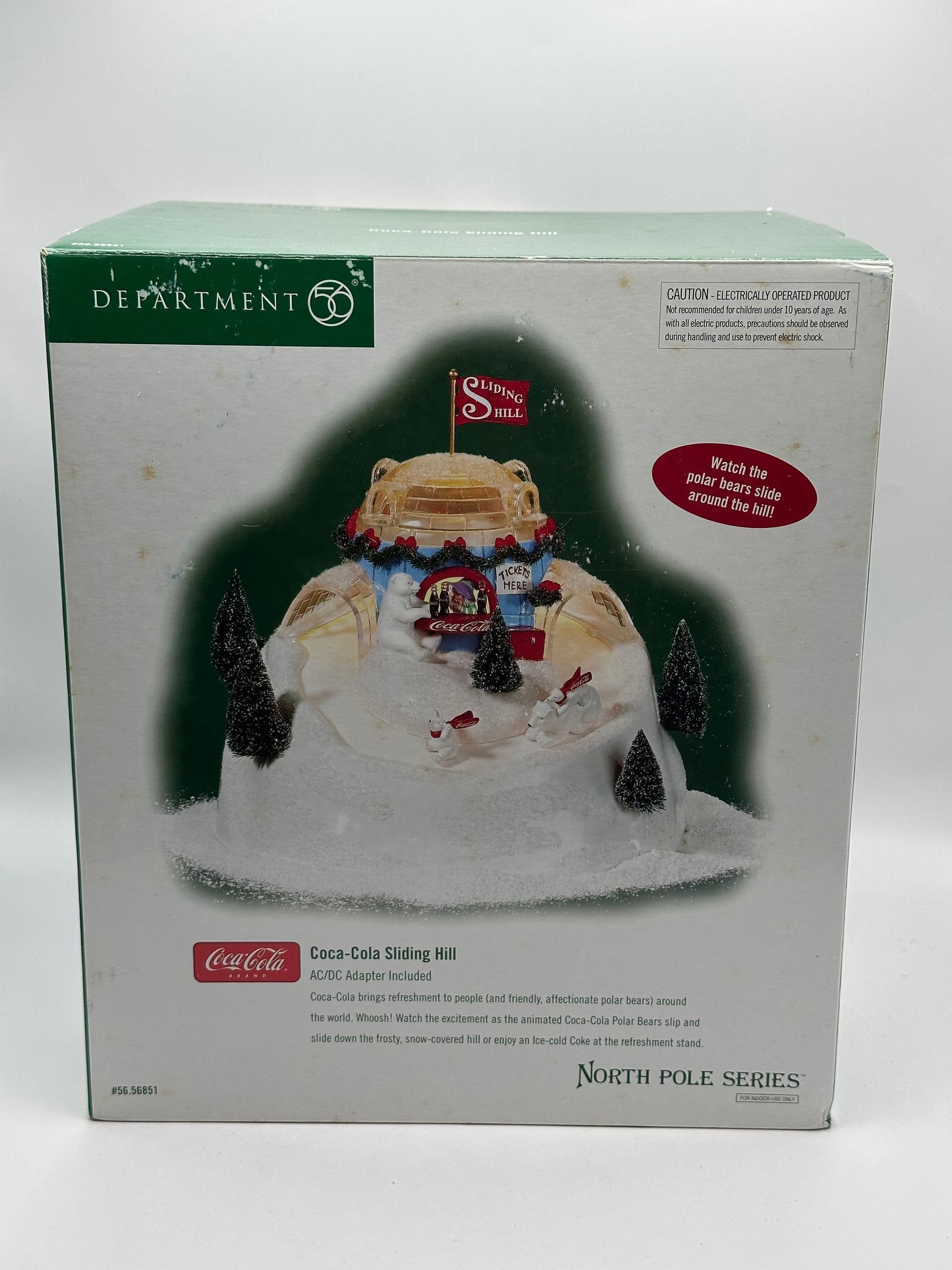 Dept 56 North Pole Coca-Cola Sliding Hill