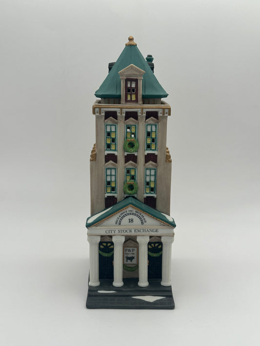 Dept 56 Christmas in The City Brokerage House