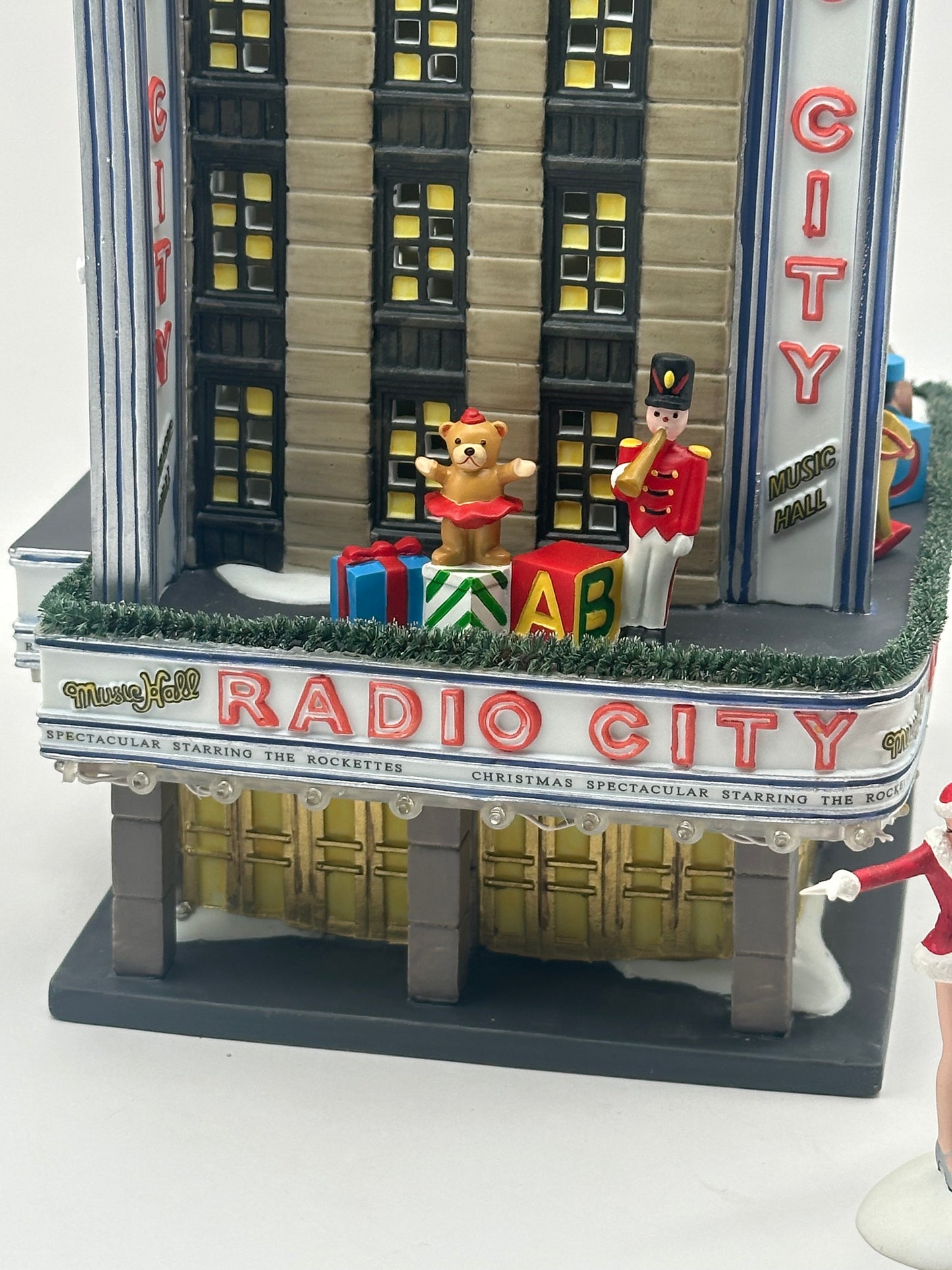 Dept 56 Christmas in the City Radio City Music Hall & The Rockettes (Set of 2)