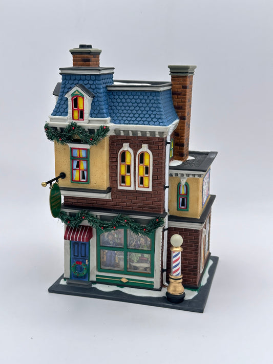 Dept 56 Christmas in the City Midtown Barbershop