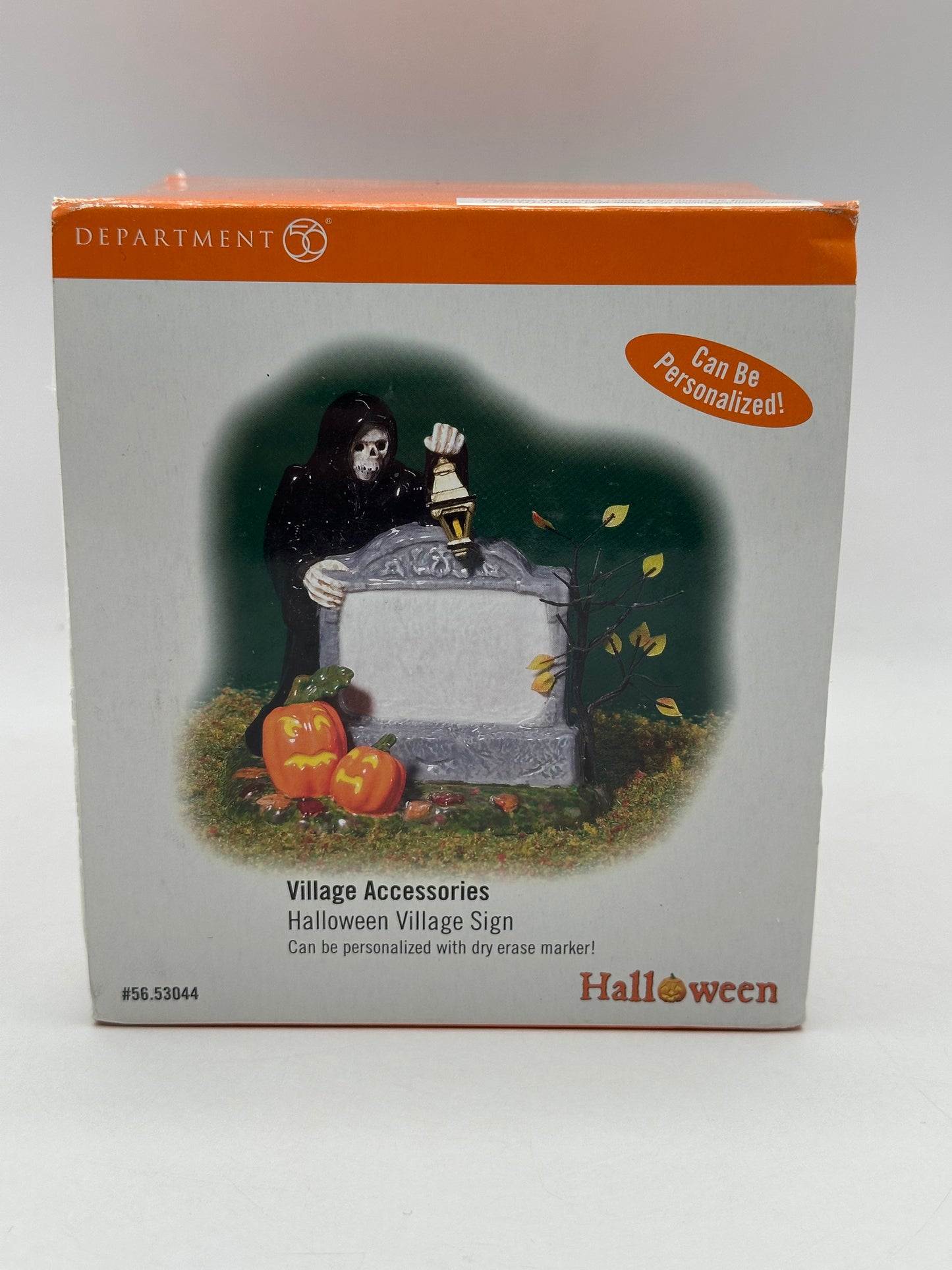 Dept 56 Original Snow Village Halloween Village Sign