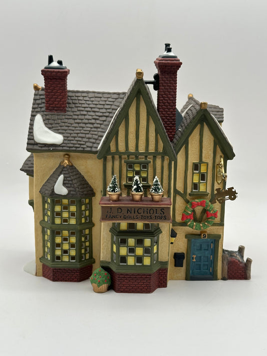 Dept 56 Dickens’ Village J.D. Nichols Toy Shop