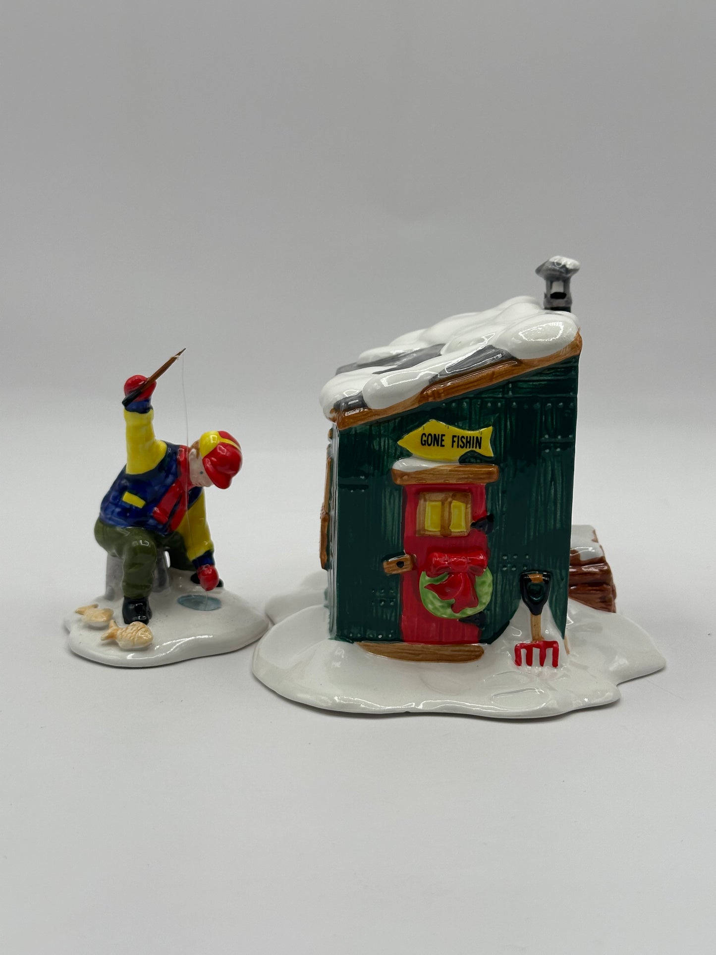 Dept 56 Original Snow Village Fresh Frozen Fish