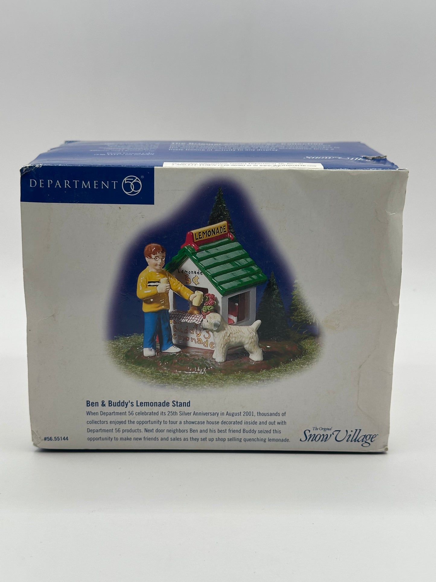 Dept 56 Original Snow Village Ben & Buddy’s Lemonade Stand