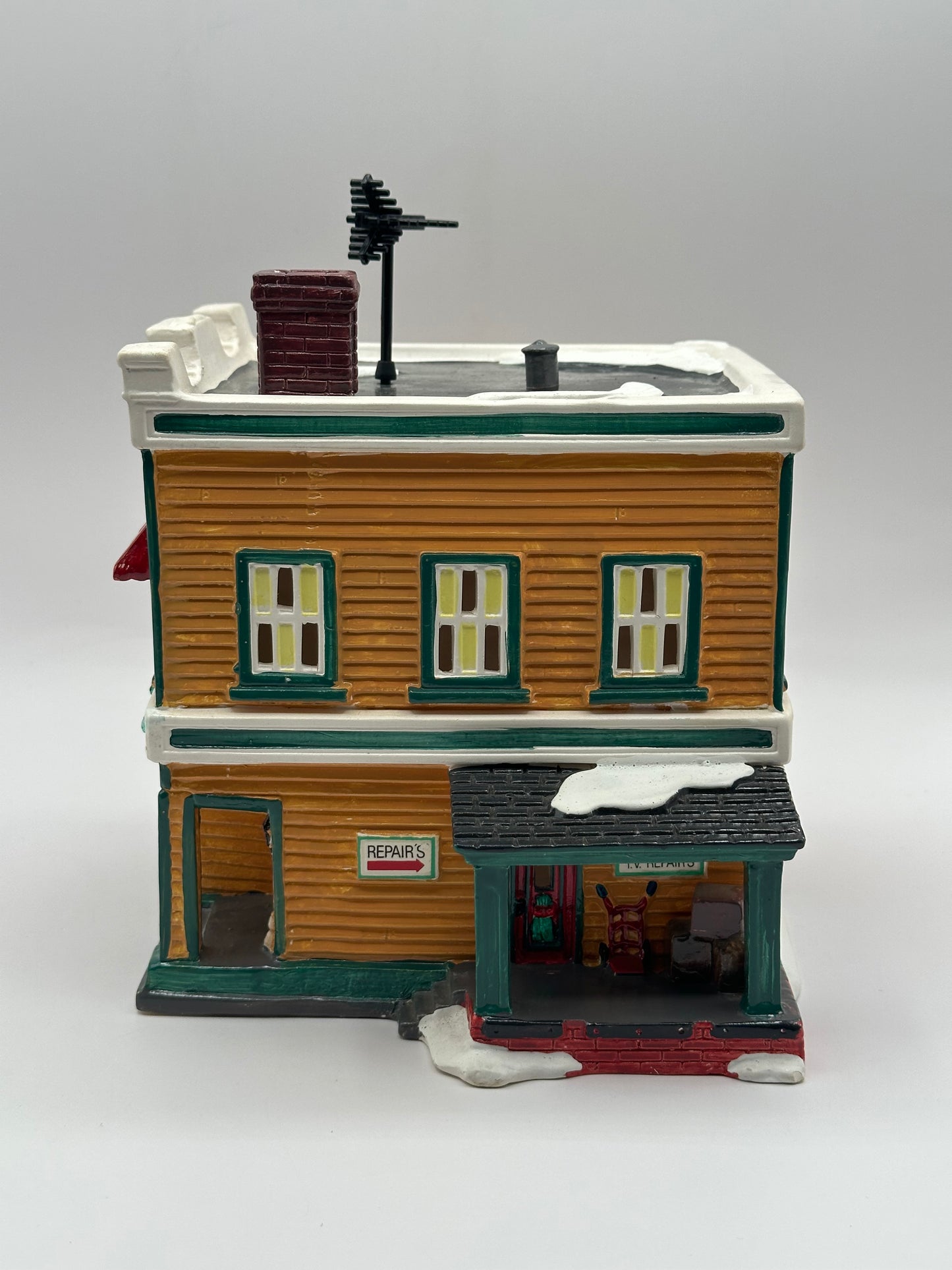 Dept 56 Original Snow Village Al’s TV Shop