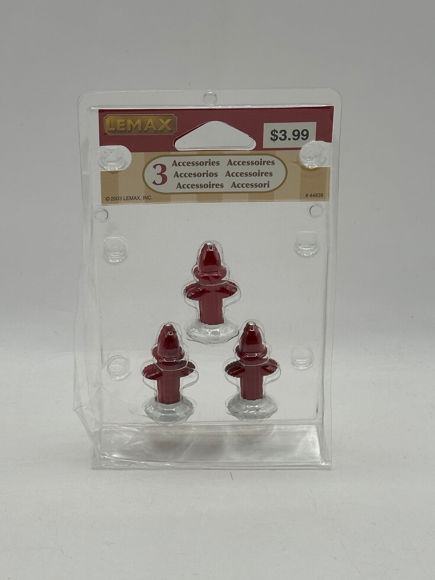 Lemax Fire Hydrant (Set of 3)