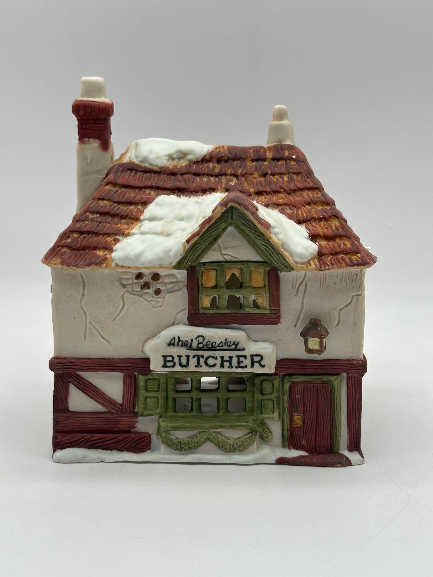 Dept 56 Dickens’ Village Abel Beesley Butcher Shop