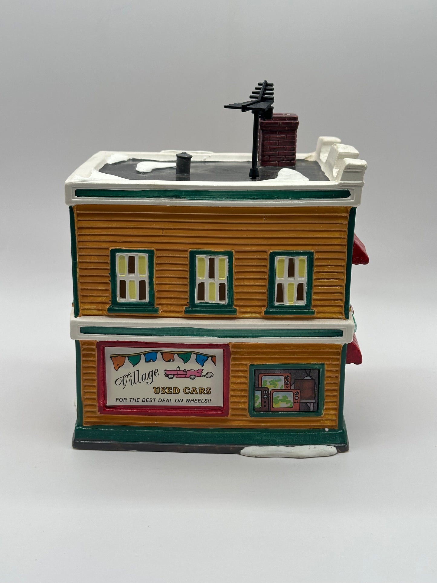 Dept 56 Original Snow Village Al’s TV Shop