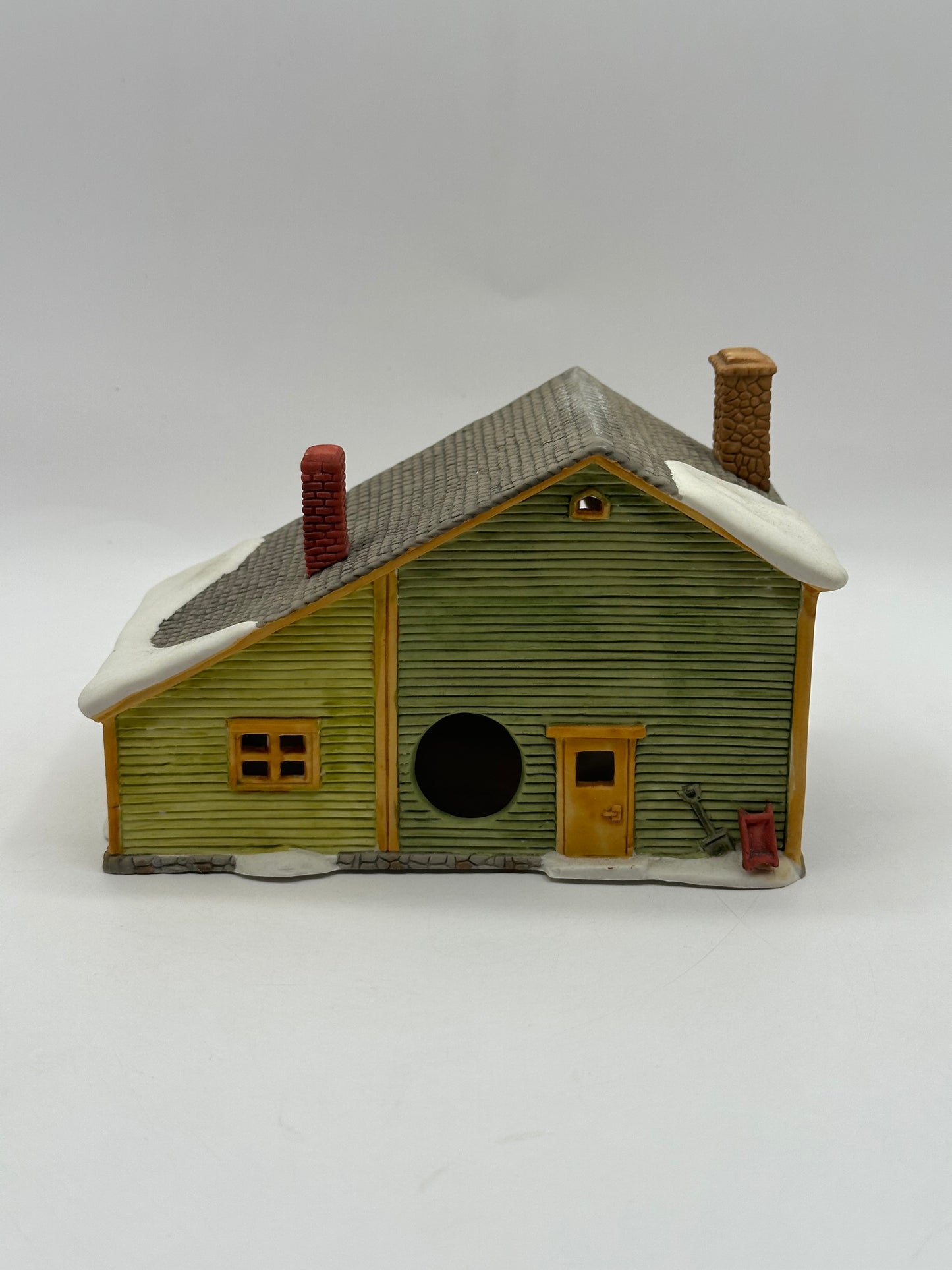 Dept 56 New England Village Nathaniel Bingham Fabrics & Post Office