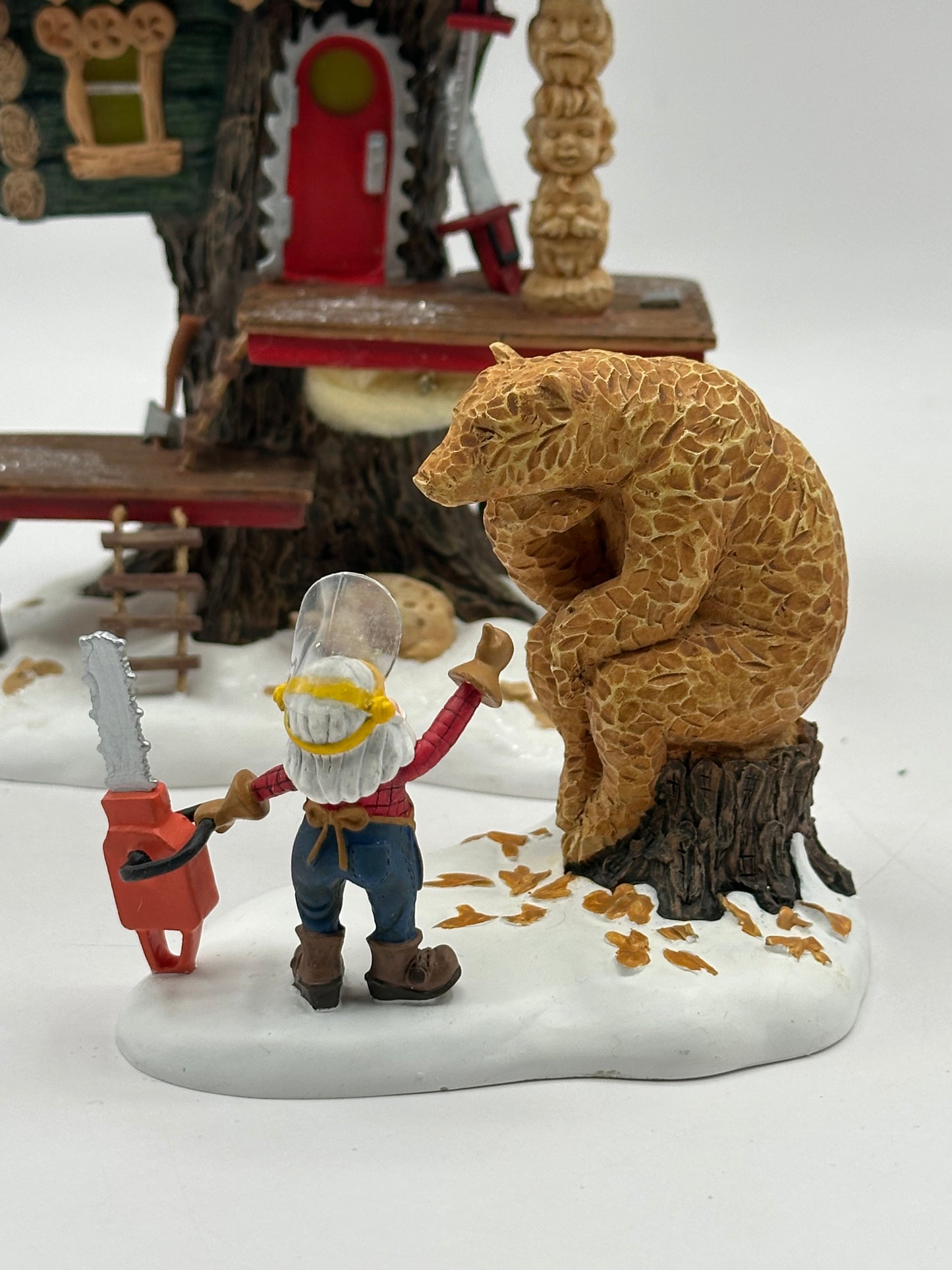 Dept 56 North Pole Woods Chisel McTimber Art Studio