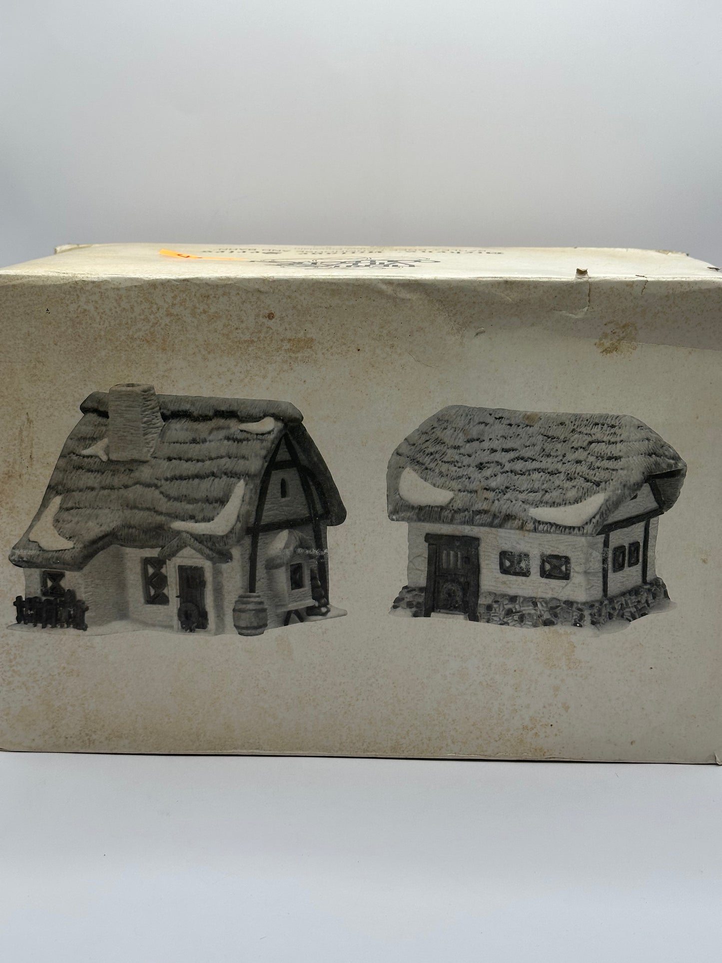 Dept 56 Dickens’ Village Barley Bree Farmhouse and Barn