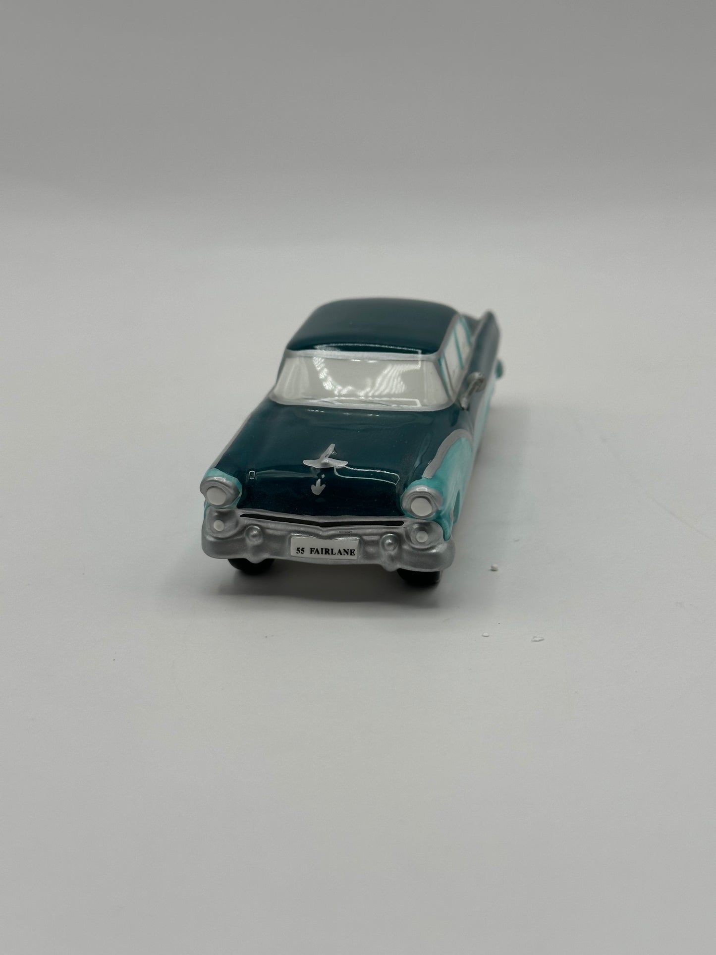 Dept 56 Original Snow Village 1955 Ford Fairlane (Blue/Teal)