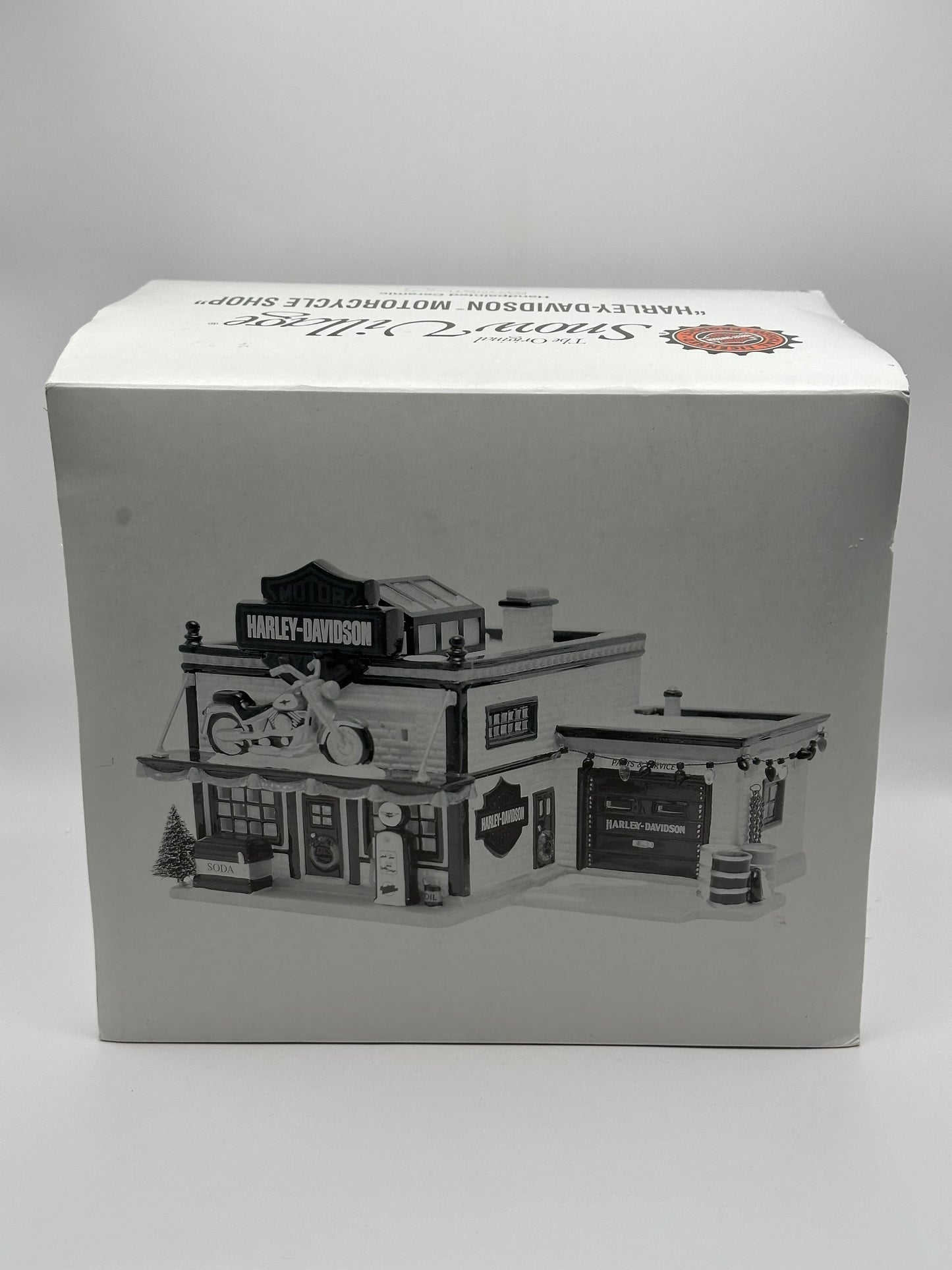 Dept 56 Original Snow Village Harley-Davidson Motorcycle Shop