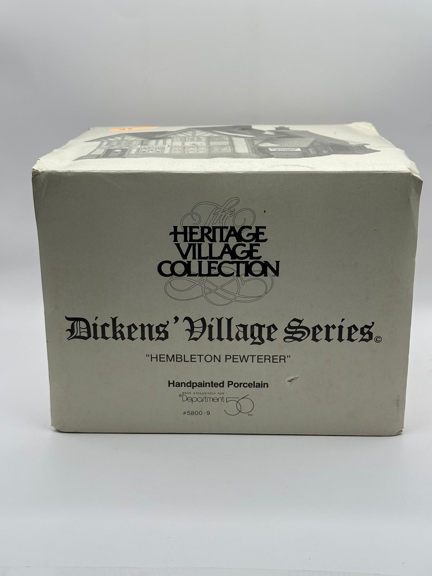 Dept 56 Dickens’ Village Hembleton Pewterer