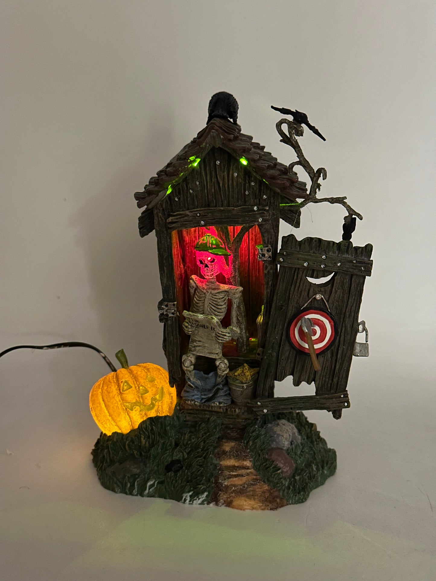 Dept 56 Original Snow Village Halloween Haunted Outhouse