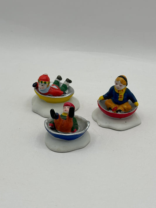 Lemax Saucers In The Snow (Set of 3)