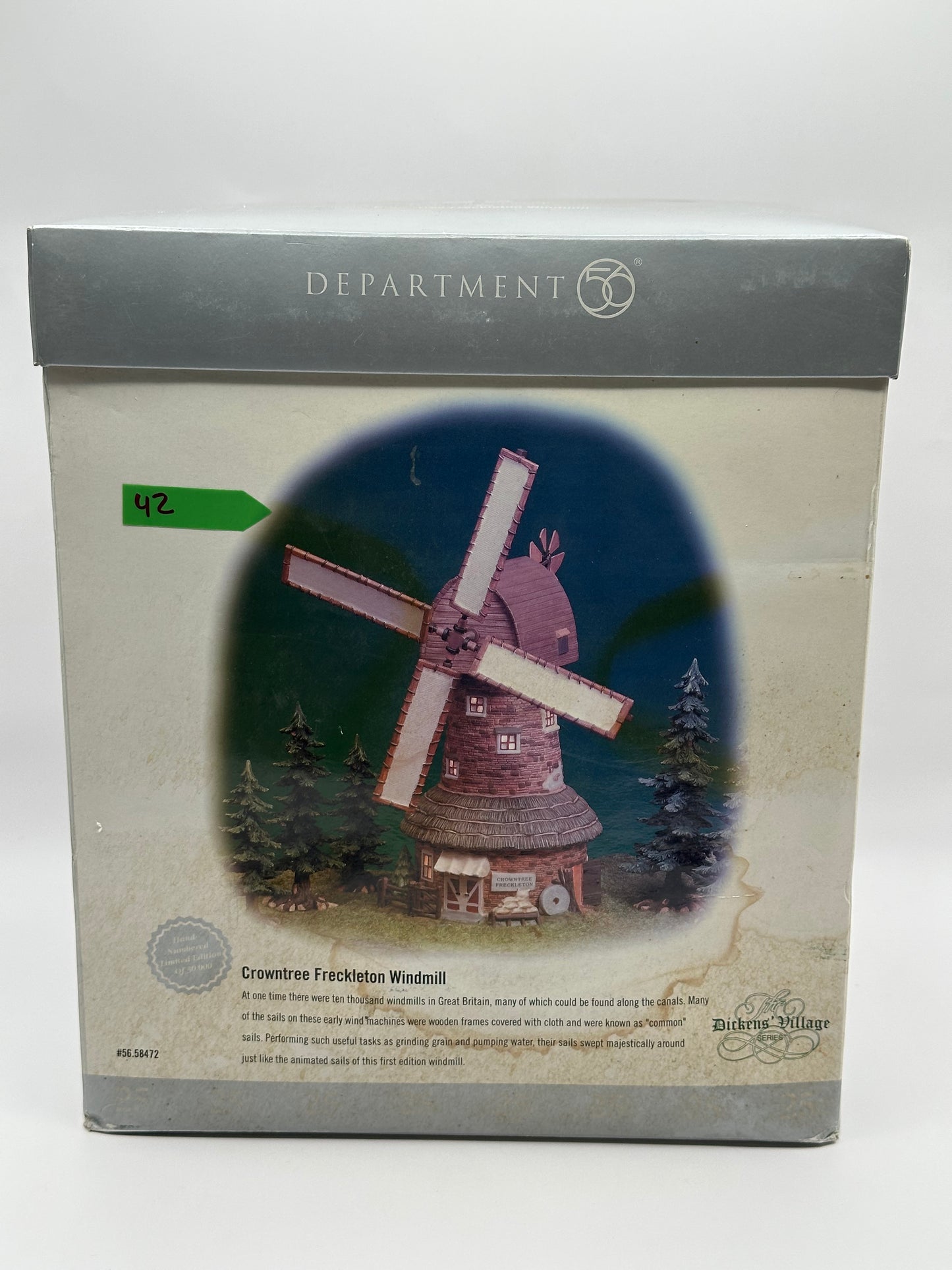 Dept 56 Dickens’ Village Crowntree Freckleton Windmill