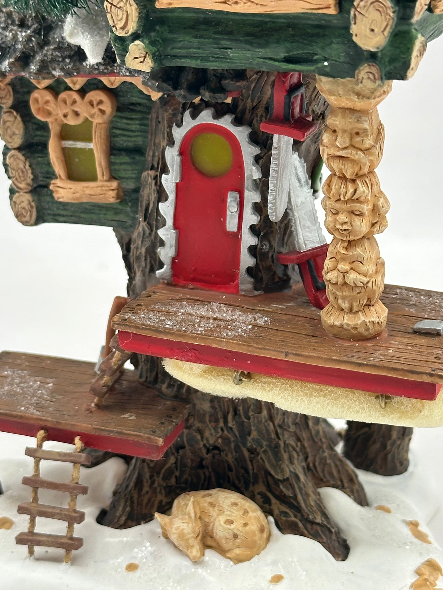 Dept 56 North Pole Woods Chisel McTimber Art Studio