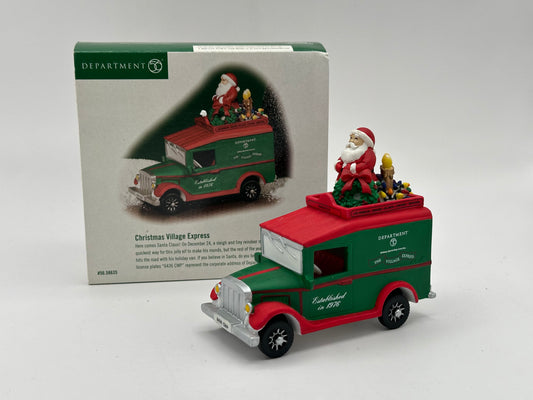 Dept 56 Christmas Village Express Van