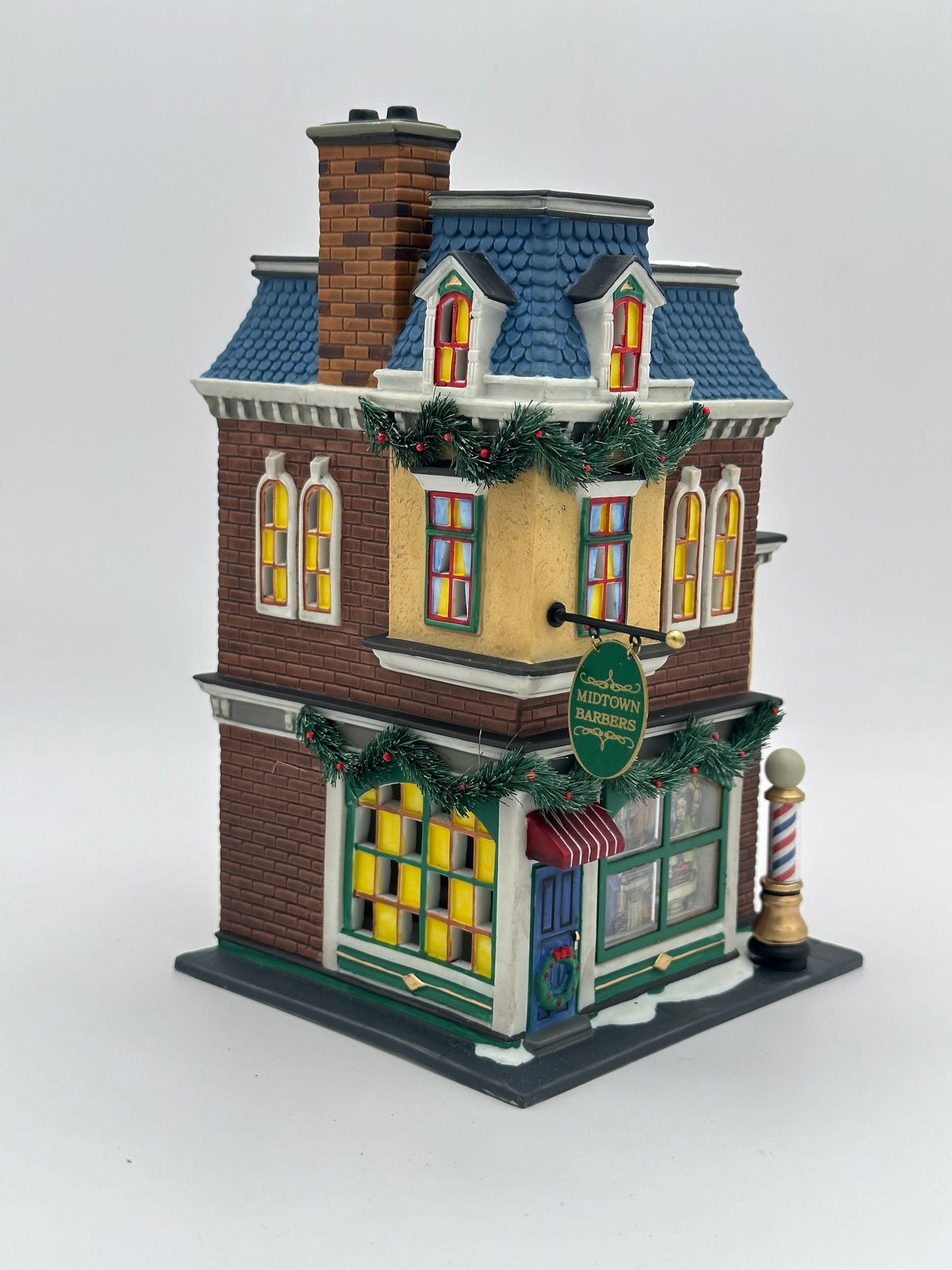 Dept 56 Christmas in the City Midtown Barbershop